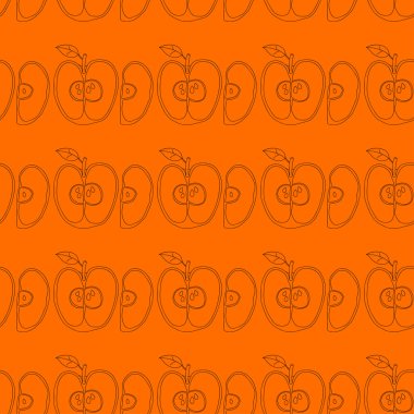 sorunsuz geçmiş ile elma. 