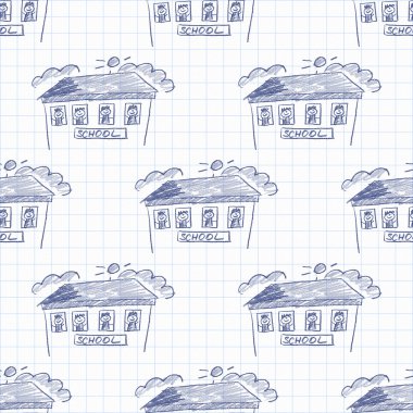 Mutlu çocuklar ile renkli resim