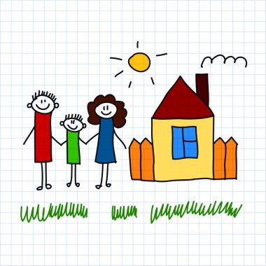 Kesintisiz renkli vektör desen