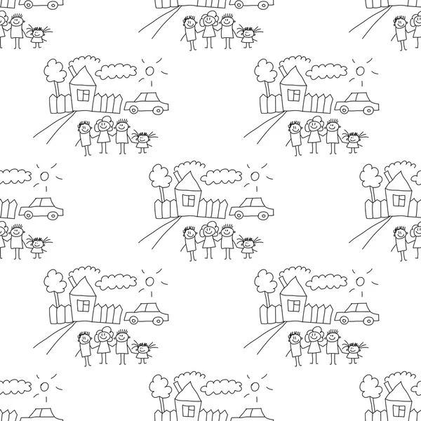 Kesintisiz renkli vektör desen.