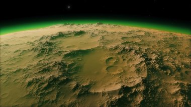 Görüntü güzel alan gezegenler ile