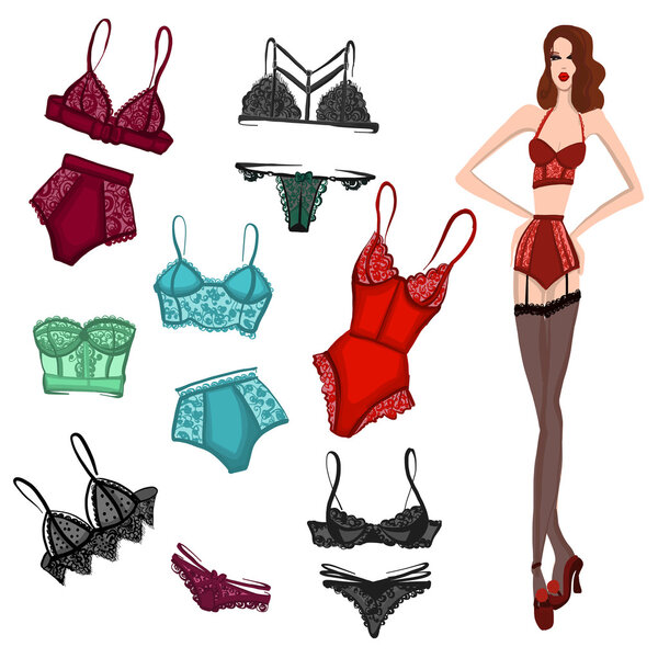 Векторные изображения нижнего белья
