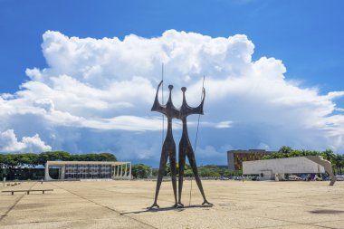 İpe Candangos anıt Brasilia, Brezilya