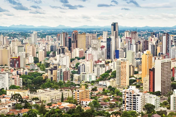 Curitiba Cityscape, Paraná, Brasil — Fotografia de Stock