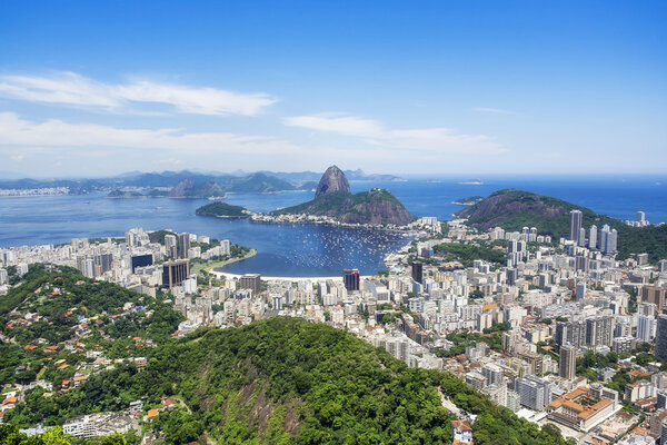 Sugarloaf Mountain and Rio de Janeiro Cityscape, Brazil