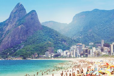 Rio de Janeiro, Brezilya 'daki ipanema plajı