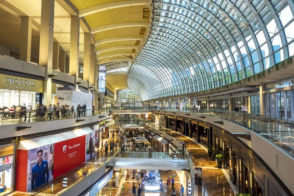 A Shoppes a Marina Bay Sands, Szingapúr — Stock Fotó