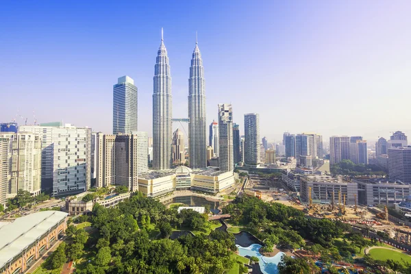 Kuala Lumpur Skyline, Malaysia — Stockfoto