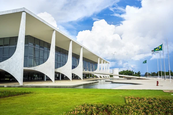 Edificio del Palacio Planalto en Brasilia, Capital de Brasil — Foto de Stock