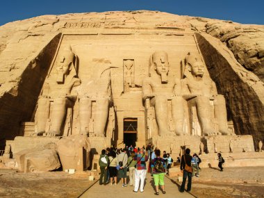 Büyük tapınak Abu Simbel, Mısır Turist