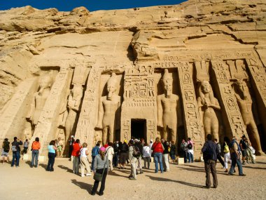 Temple Hathor, Abu Simbel, Mısır Turist