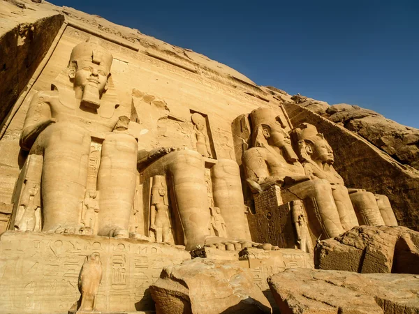 O Grande Templo de Abu Simbel, Egito — Fotografia de Stock