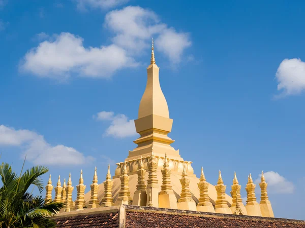 Pha że Luang pomnik w Vientiane, Laos — Zdjęcie stockowe