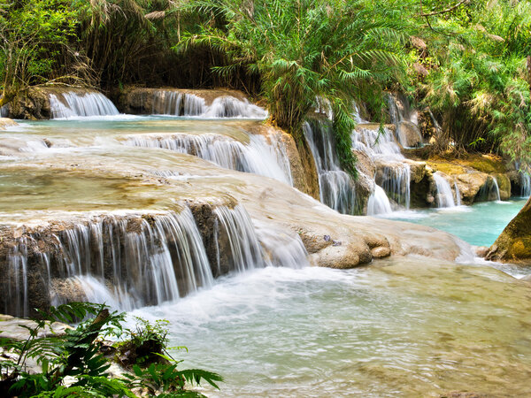Tat Kuang Si Falls, Luang Prabang, Laos