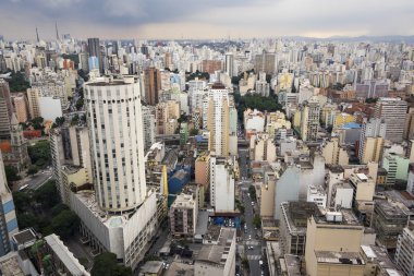 Sao Paulo Cityscape, Brazil clipart