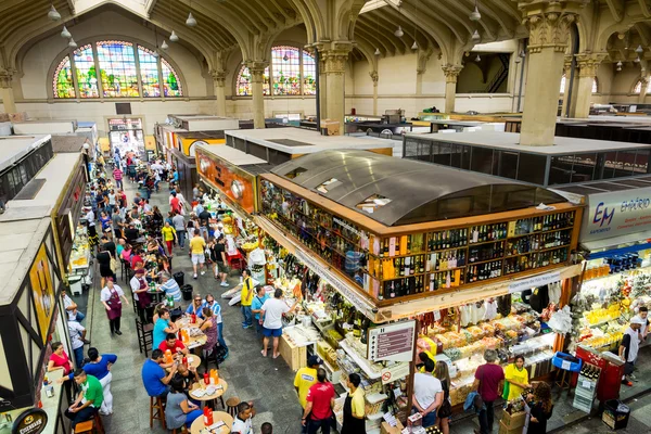 The Municipal Market (Mercado Municipal) In Sao Paulo, Brazil — 스톡 사진