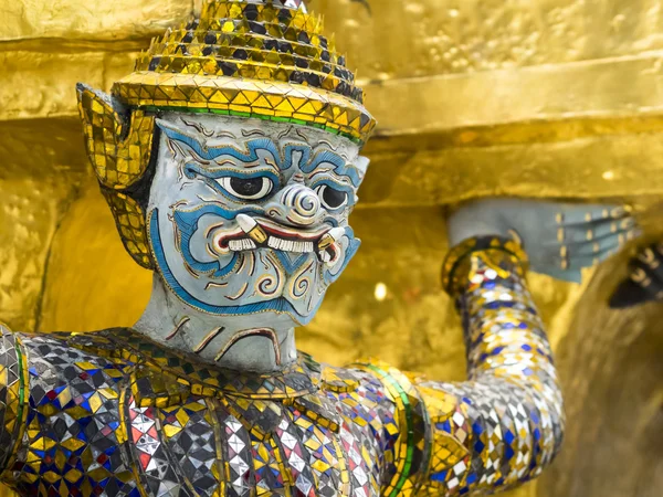 Close Up of Guardian Demon at Grand Palace in Bangkok, Thailand — Stock Photo, Image