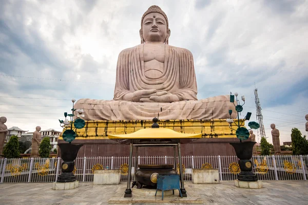 Den stora Buddhastatyn i Bodhgaya i Indien — Stockfoto