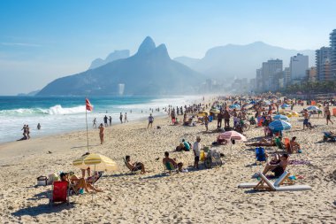 Rio de Janeiro, Brezilya 'daki ipanema plajı