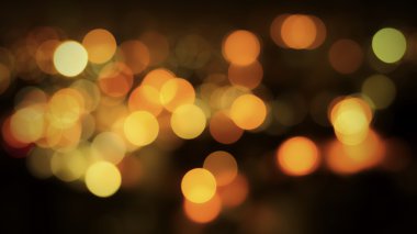 Soyut gece trafik Bokeh arka plan ile ufuk ışık