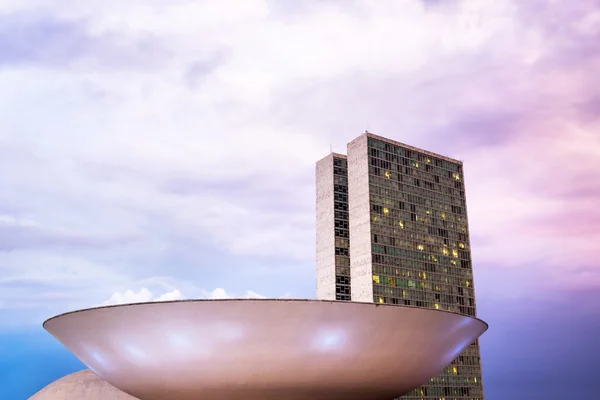 Congresso Nacional en Brasilia, Brasil — Foto de Stock