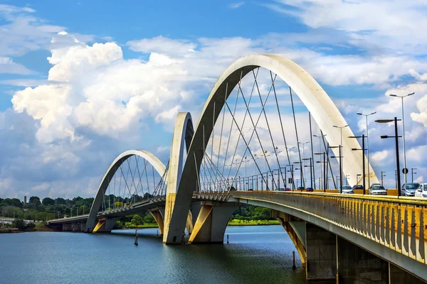 JK köprü Brasilia, Brezilya — Stok fotoğraf