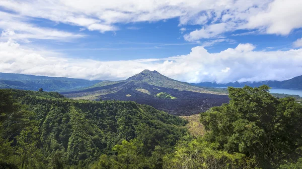 View of Batur Volcano in Bali, Indonesia — Stock Photo, Image