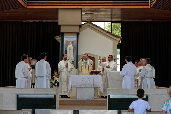 Ceremonial catholic mass