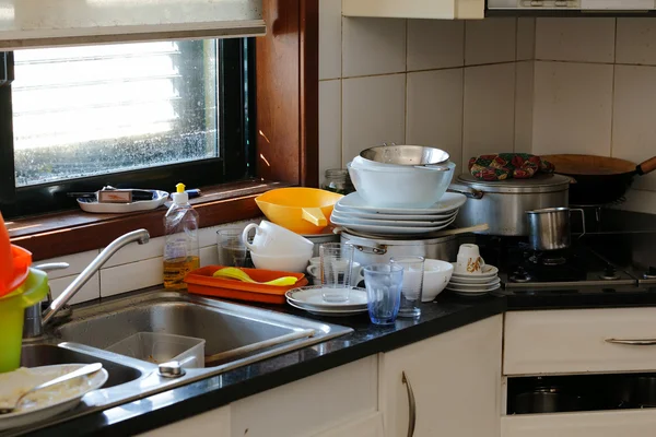 Messy kitchen — Stock Photo, Image