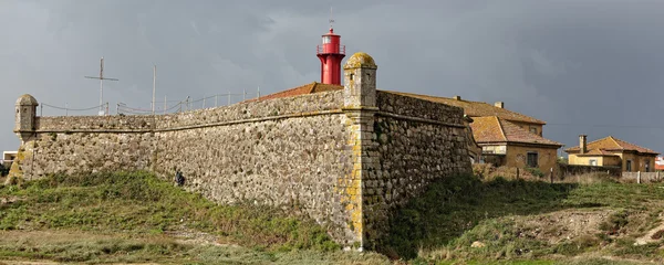 Fortress and lighthouse of Esposende — Stock Photo, Image