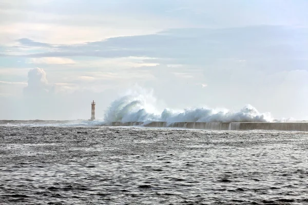 Tempestade marítima — Fotografia de Stock