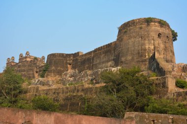 Madhya Pradesh, Hindistan 'daki Baldeogarh kalesi.