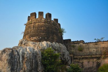 Madhya Pradesh, Hindistan 'daki Baldeogarh kalesi.