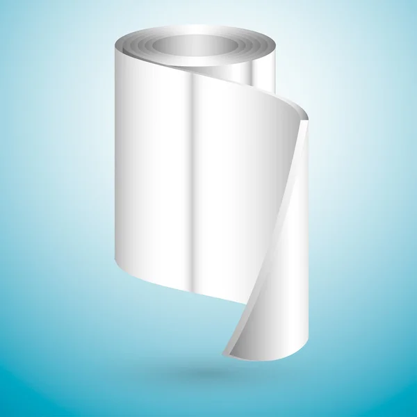 Metal roll, vector illustration — Stock Vector