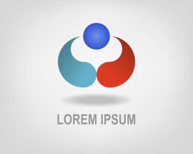 Vektör soyut izole logosu