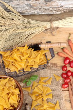 mısır cipsi ham, lezzetli yemek pişirmek için.