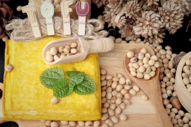 Soya ve soya fasulyesi lezzetli