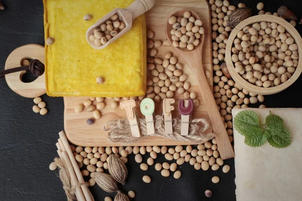 El tofu y la soja son deliciosos — Foto de Stock