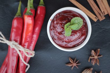 Kore kırmızı biber gochujang yemek pişirmek için
