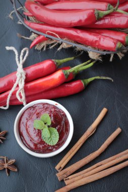 Kore kırmızı biber gochujang yemek pişirmek için