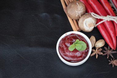 Kore kırmızı biber gochujang yemek pişirmek için