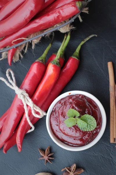 Korean red pepper gochujang for cooking — Stock Photo, Image