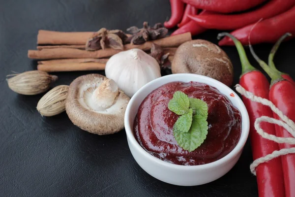 Korean red pepper gochujang for cooking — Stock Photo, Image