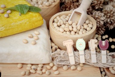 Soya ve soya fasulyesi lezzetli