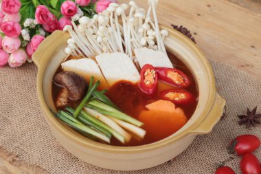 Kore tofu çorba lezzetli yapmak