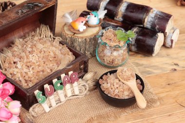 Şeker kamışı ve doğadan taze kamışı