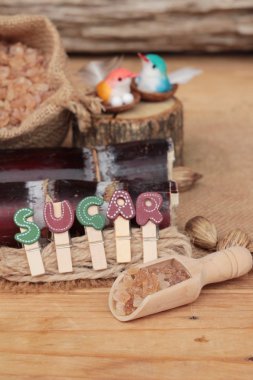 Şeker kamışı ve doğadan taze kamışı