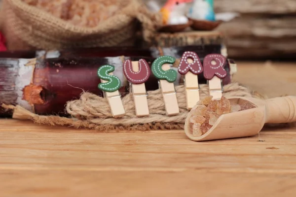 Şeker kamışı ve doğadan taze kamışı