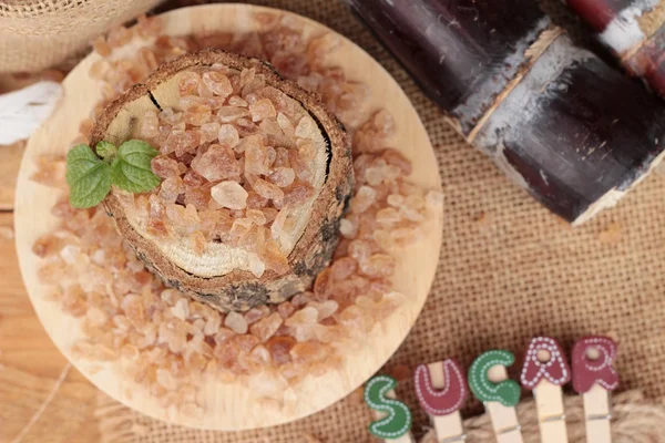 Şeker kamışı ve doğadan taze kamışı