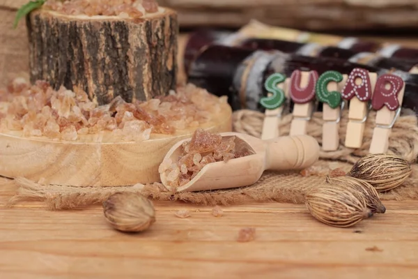 Şeker kamışı ve doğadan taze kamışı